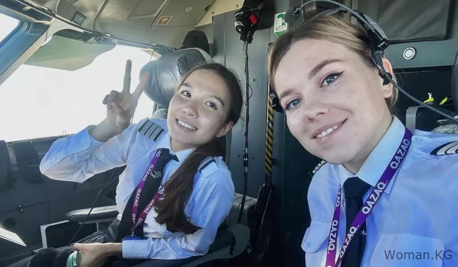 Исключительно женский экипаж совершил рейсы из Астаны